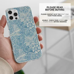 Photo 15: a please read before buying card beside a blue floral case