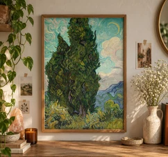 Photo 13: the frame leaning against a wall among plants